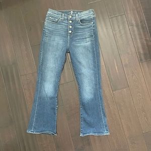 7 For All Mankind Denim Size 29 High Waist Slim Kick